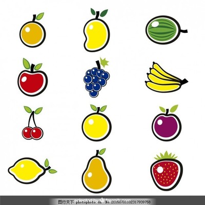 五顏六色的水果收集 手機攝影新時尚