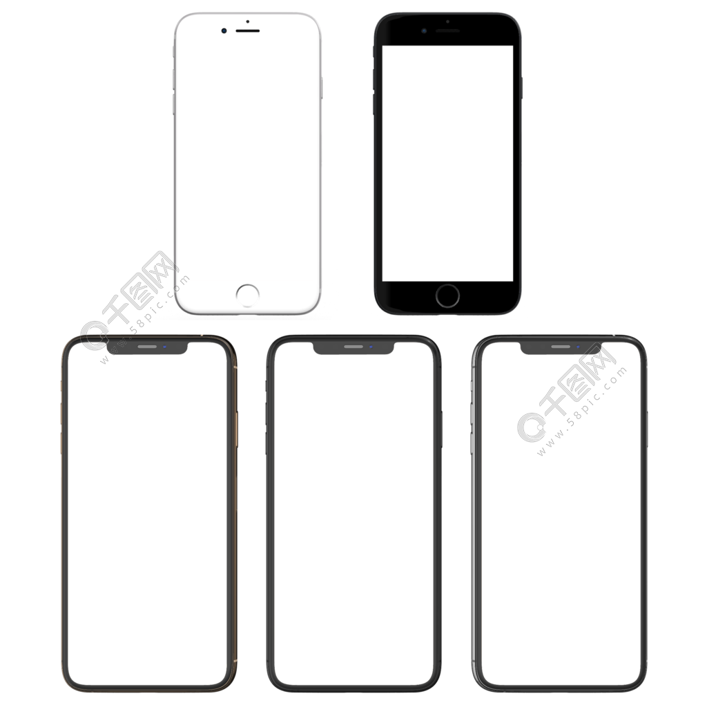 免費(fèi)下載蘋果手機(jī)PNG免摳模板與PSD格式素材，高清2000像素編號27329344
